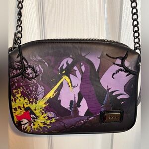Disney Sleeping Beauty Malificient Crossbody NWT